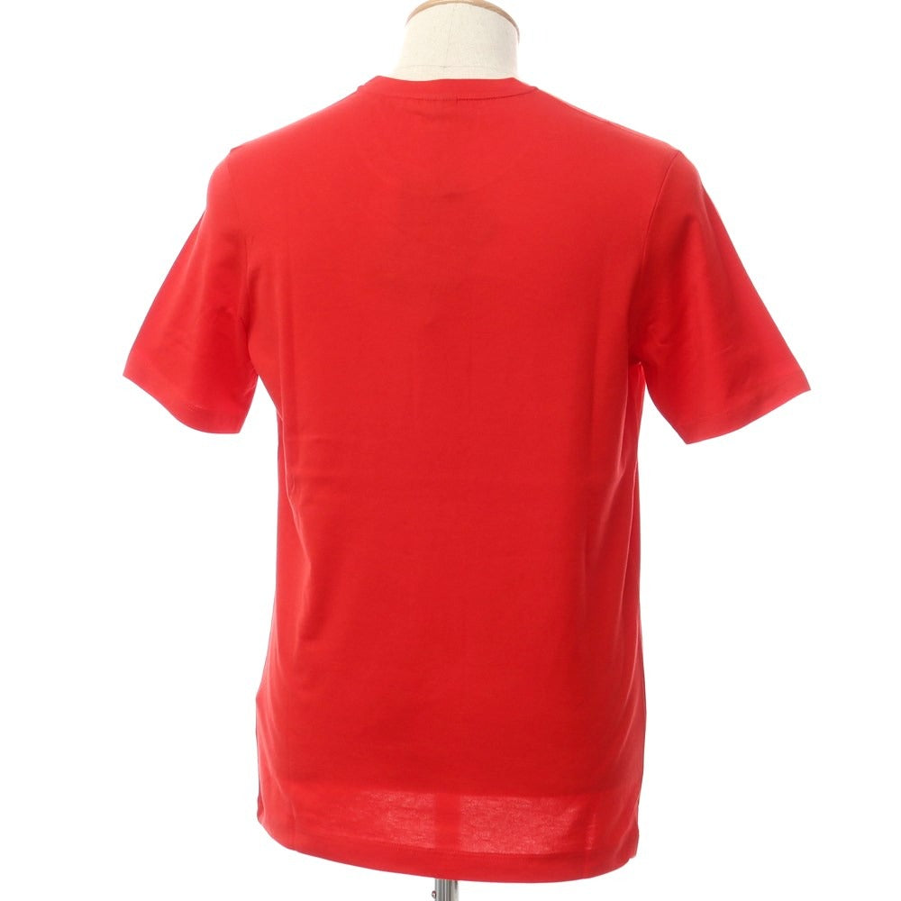 【新品】ポールアンドシャーク PAUL&SHARK ロゴワッペン 半袖Tシャツ レッド【 S 】【 状態ランクN 】【 メンズ 】