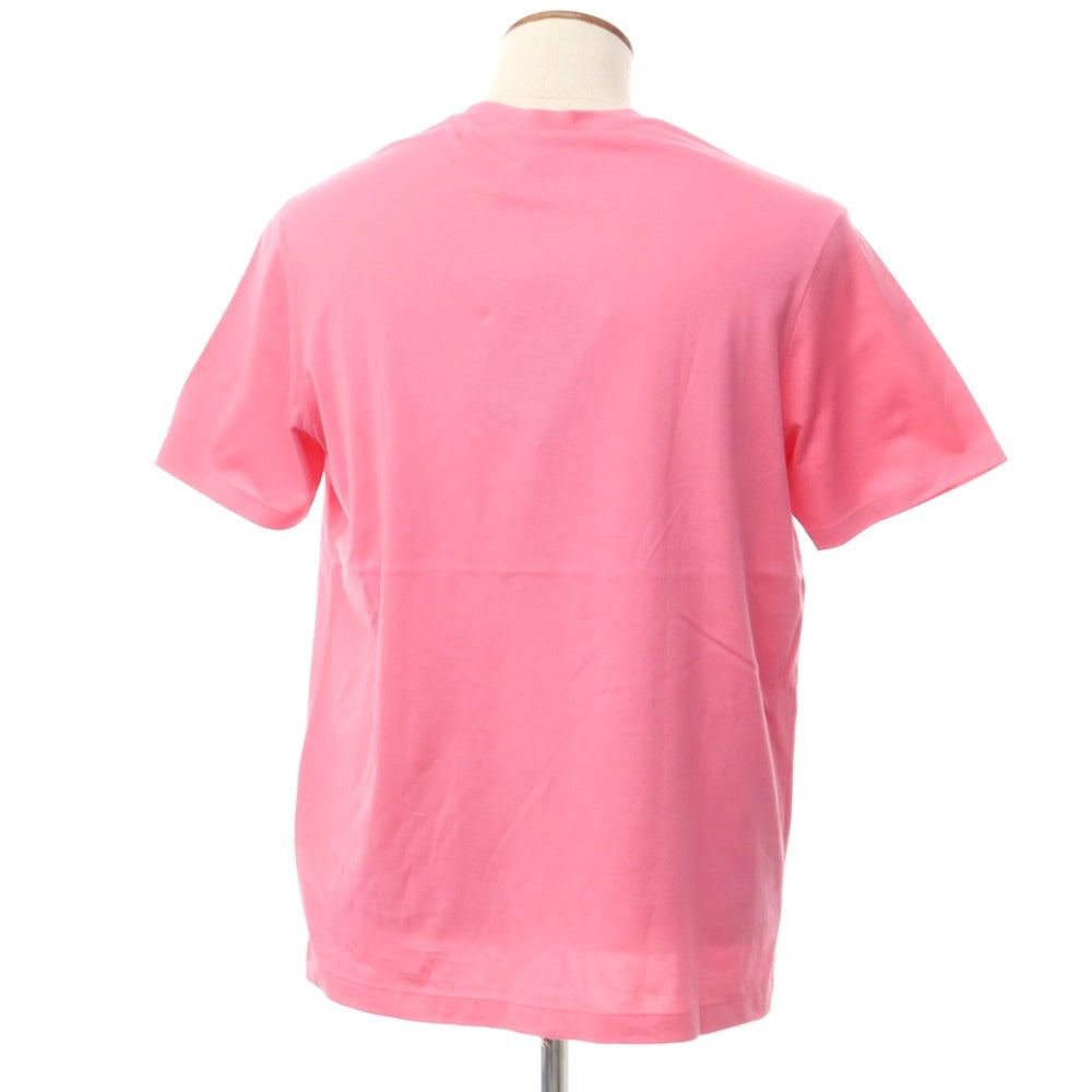 【新品】ポールアンドシャーク PAUL&SHARK ロゴワッペン 半袖Tシャツ ピンク【 M 】【 状態ランクN 】【 メンズ 】