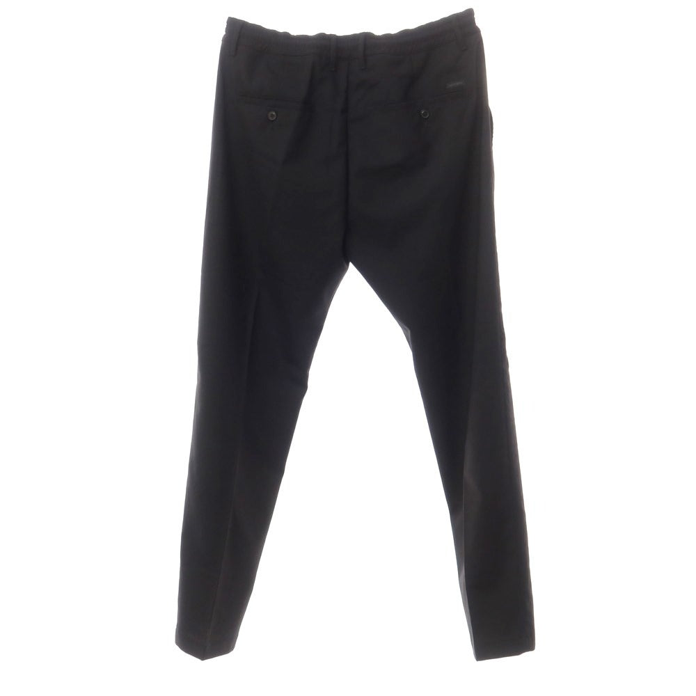 【新品】ポールアンドシャーク PAUL&SHARK ポリエステルウール イージー カジュアルスラックスパンツ ブラック【サイズ50】【BLK】【S/S】【状態ランクN】【メンズ】【759387】