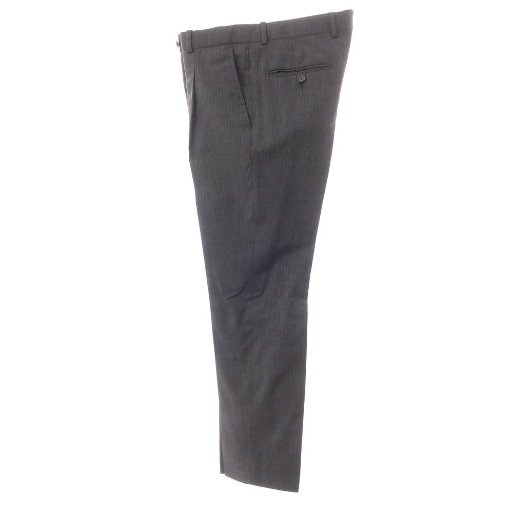 【中古】ルイジ ボレッリ Luigi Borrelli ウール 3つボタンスーツ グレー【 44 】【 状態ランクC 】【 メンズ 】