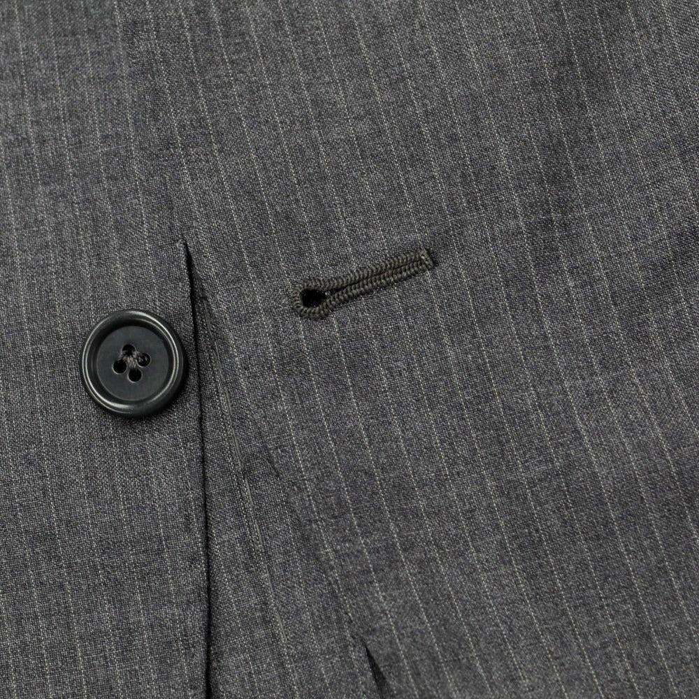 【中古】ルイジ ボレッリ Luigi Borrelli ウール 3つボタンスーツ グレー【 44 】【 状態ランクC 】【 メンズ 】