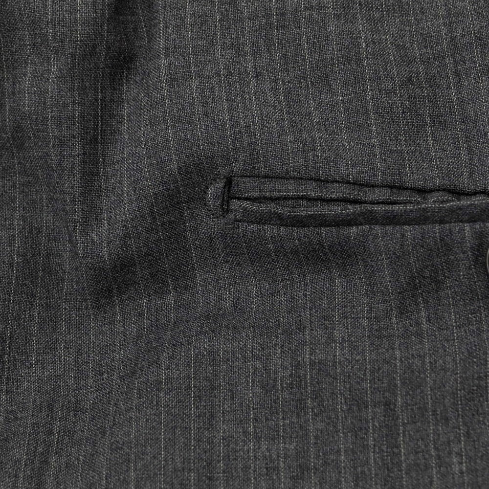 【中古】ルイジ ボレッリ Luigi Borrelli ウール 3つボタンスーツ グレー【 44 】【 状態ランクC 】【 メンズ 】