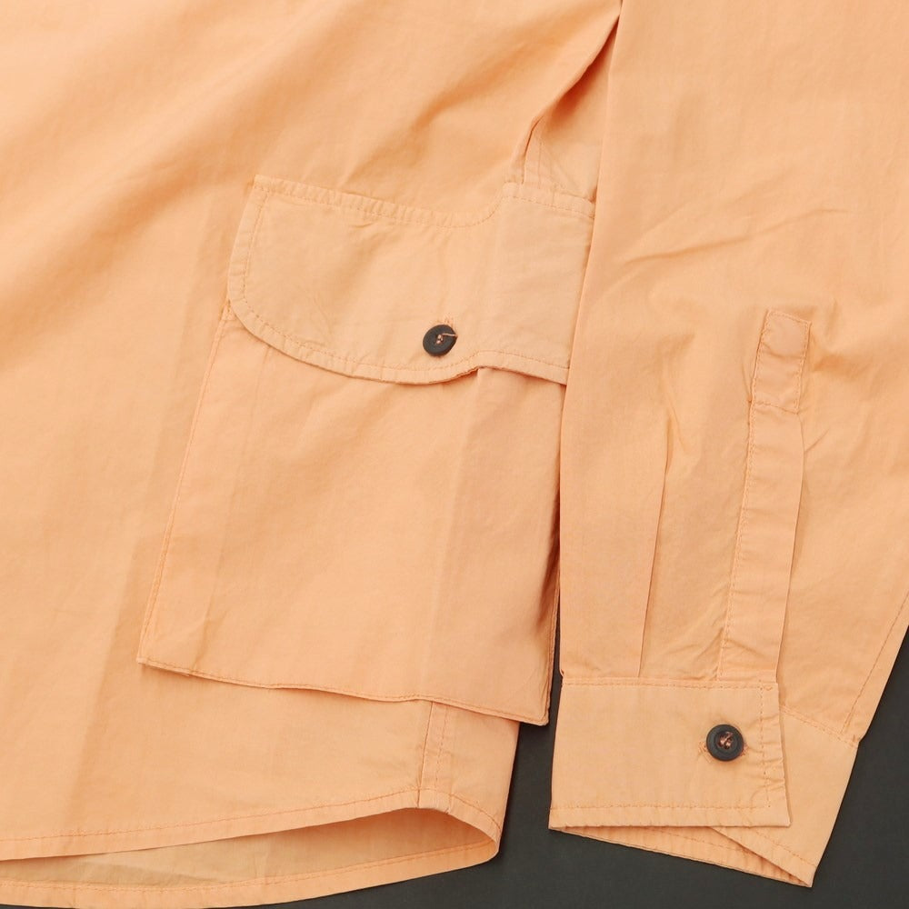 【新品】マドソン MADSON コットン バンドカラー カジュアルシャツ サーモンオレンジ【サイズS】【ORG】【S/S/A/W】【状態ランクN】【メンズ】【759784】