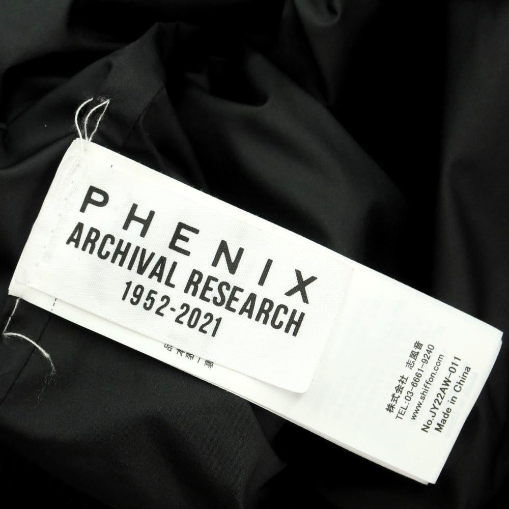 【中古】フェニックス アーカイバル リサーチ PHENIX ARCHIVAL RESEARCH ポリエステル ハーフジップ プルオーバーニット ブラック【サイズL】【BLK】【A/W】【状態ランクB】【メンズ】
