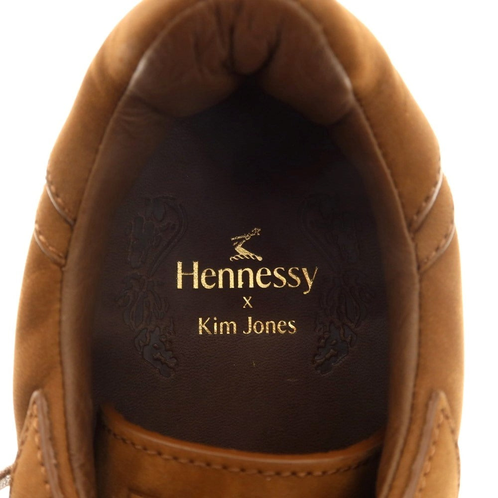 【中古】【未使用】ヘネシー hennessy × Kim Jones ヌバック スニーカー ブラウン【 41 】【 状態ランクS 】【 メンズ 】