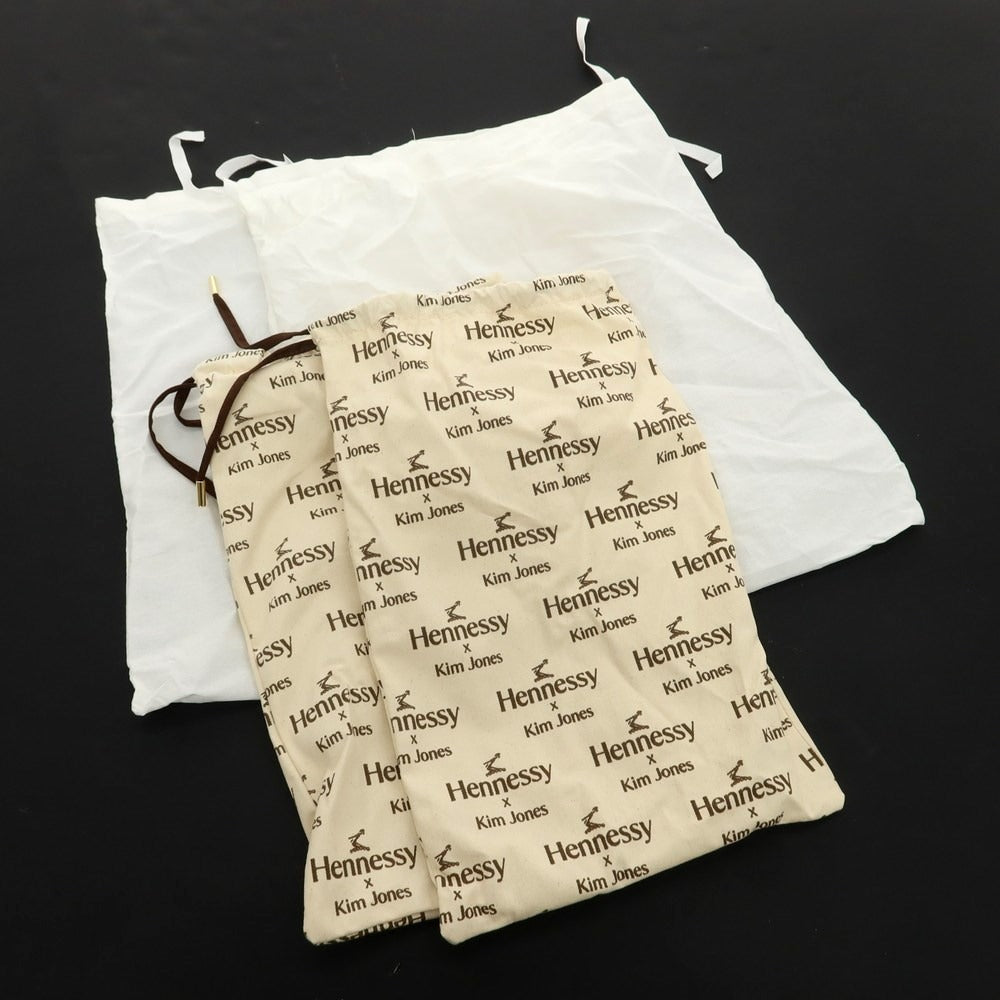 【中古】【未使用】ヘネシー hennessy × Kim Jones ヌバック スニーカー ブラウン【 41 】【 状態ランクS 】【 メンズ 】