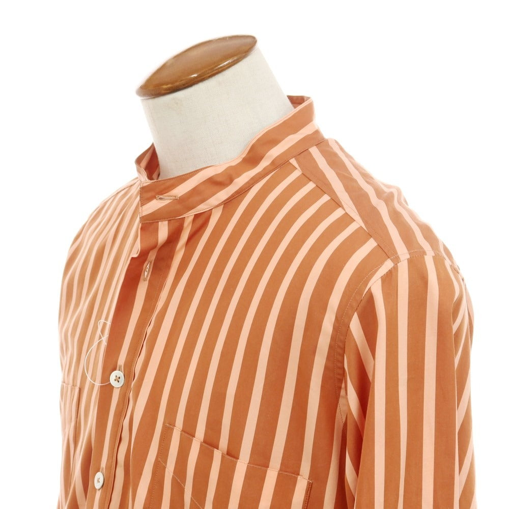 【新品】ピーティートリノ PT TORINO コットン プルオーバー カジュアルシャツ ライトブラウンxピンクベージュ【サイズ40】【BRW】【S/S/A/W】【状態ランクN】【メンズ】【759373】