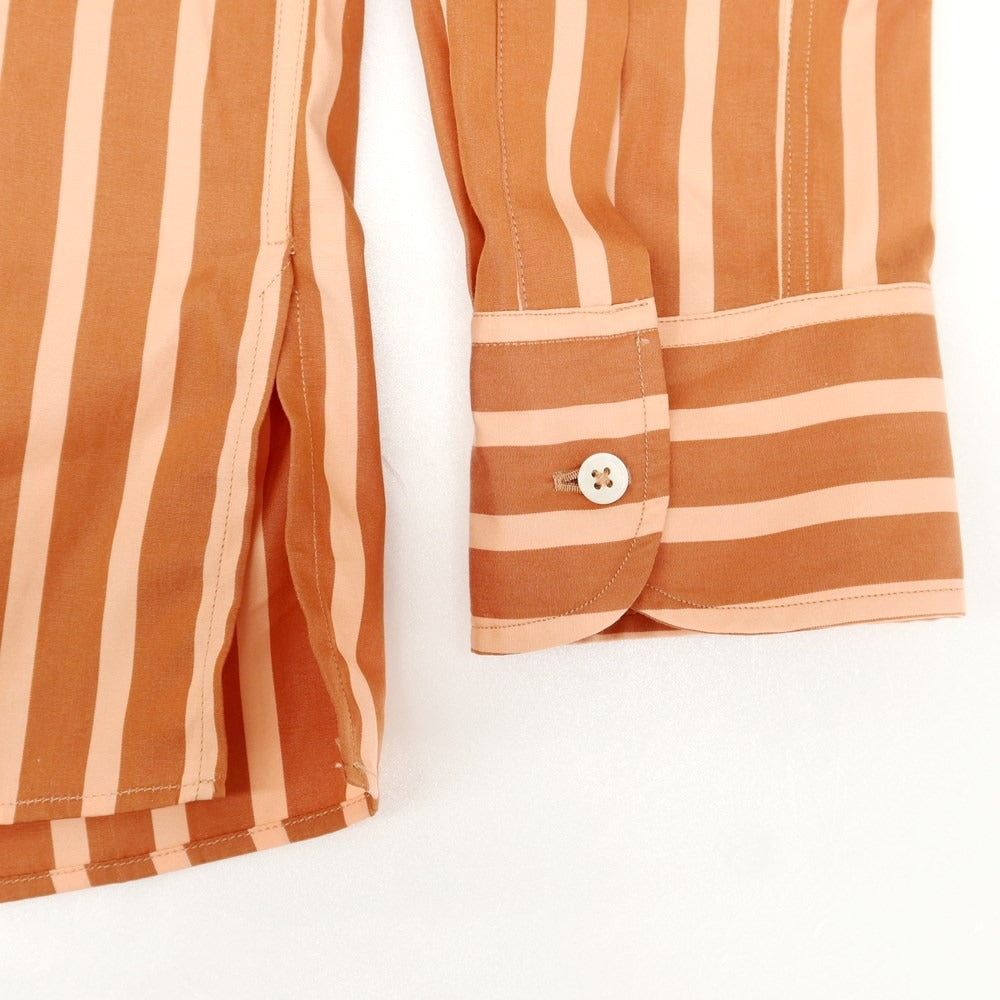 【新品】ピーティートリノ PT TORINO コットン プルオーバー カジュアルシャツ ライトブラウンxピンクベージュ【サイズ40】【BRW】【S/S/A/W】【状態ランクN】【メンズ】【759373】