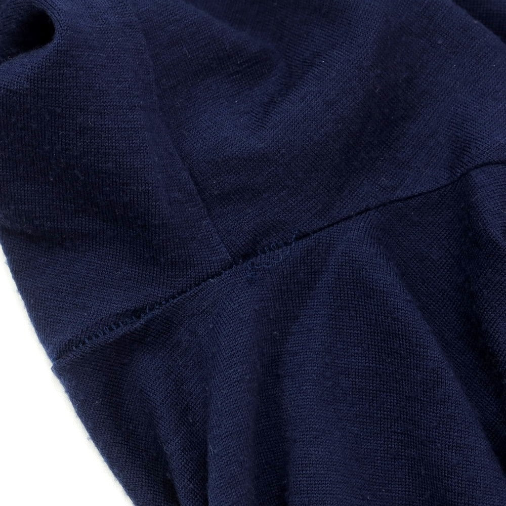 【中古】マーカウェア markaware ウール タートルネック プルオーバーニット ネイビー【 2 】【 状態ランクC 】【 メンズ 】