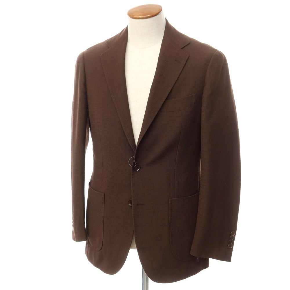 【中古】リングヂャケット RING JACKET ウール 3B テーラードジャケット ブラウン【サイズ46】【BRW】【S/S】【状態ランク