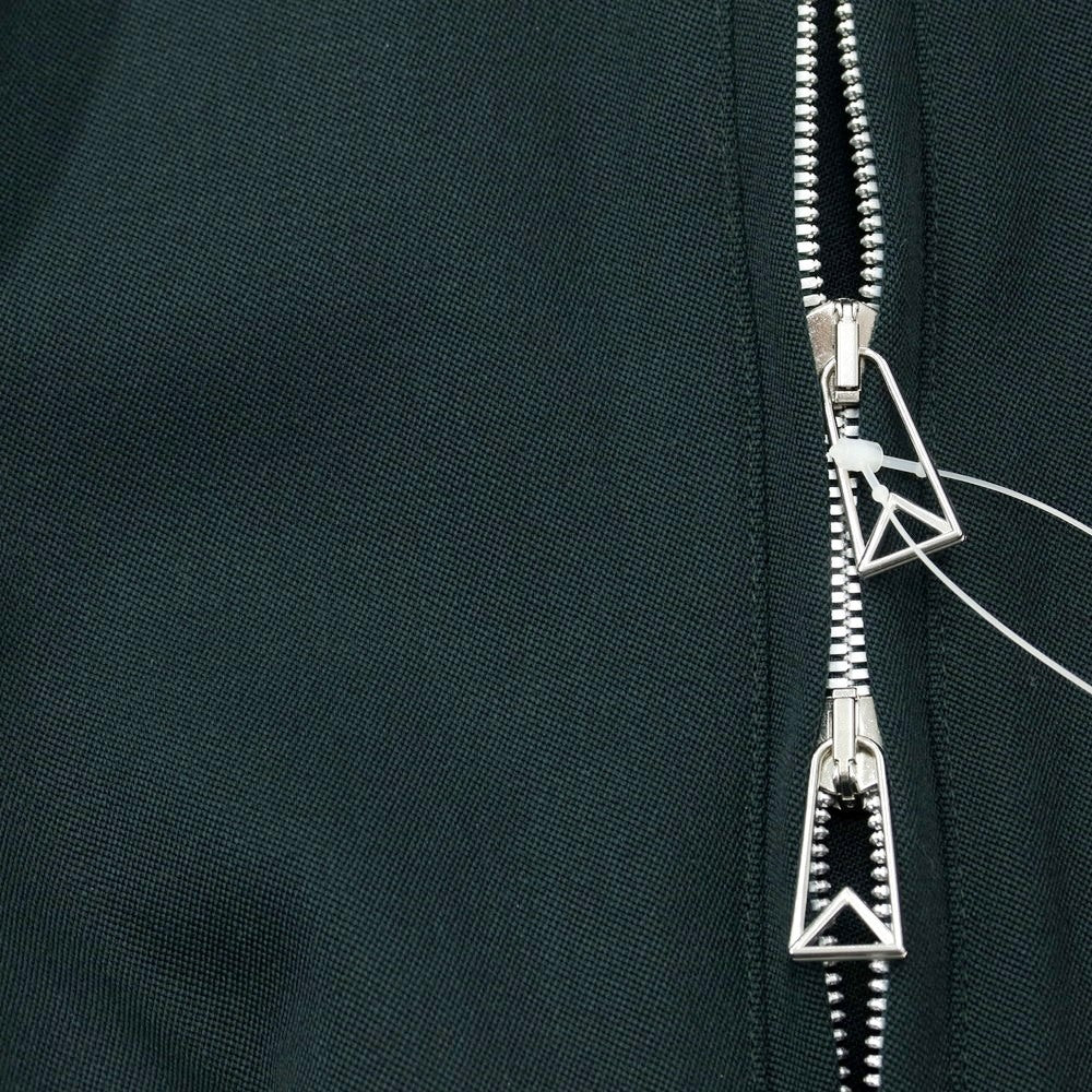 【中古】ボッテガヴェネタ BOTTEGAVENETA ストレッチウール トラックジャケット ジャージ セットアップ ブラックグリーンxホワイト【 S/S 】【 状態ランクA 】【 メンズ 】