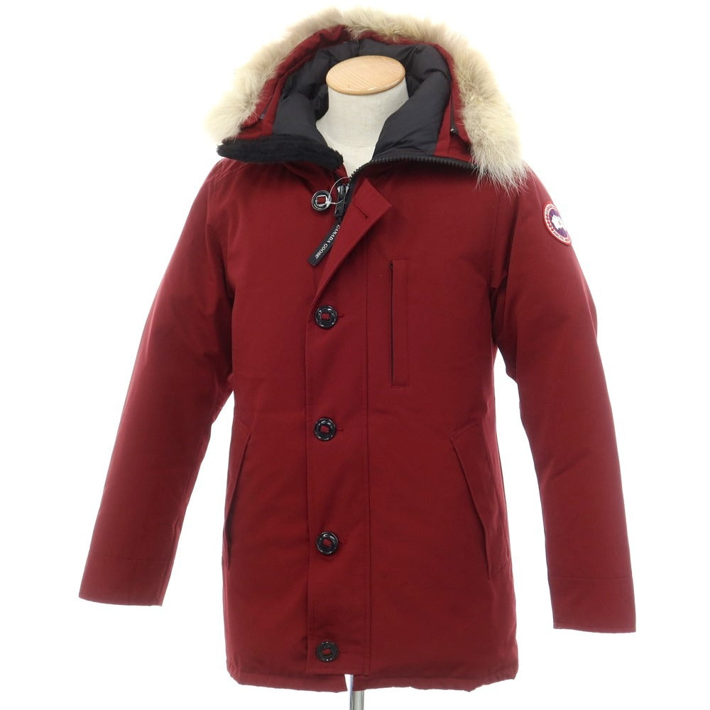 中古】カナダグース CANADA GOOSE ポリエステルコットン コヨーテファー ダウンジャケット ワインレッド【 S 】【 状態ランク –  リタリオリブロ