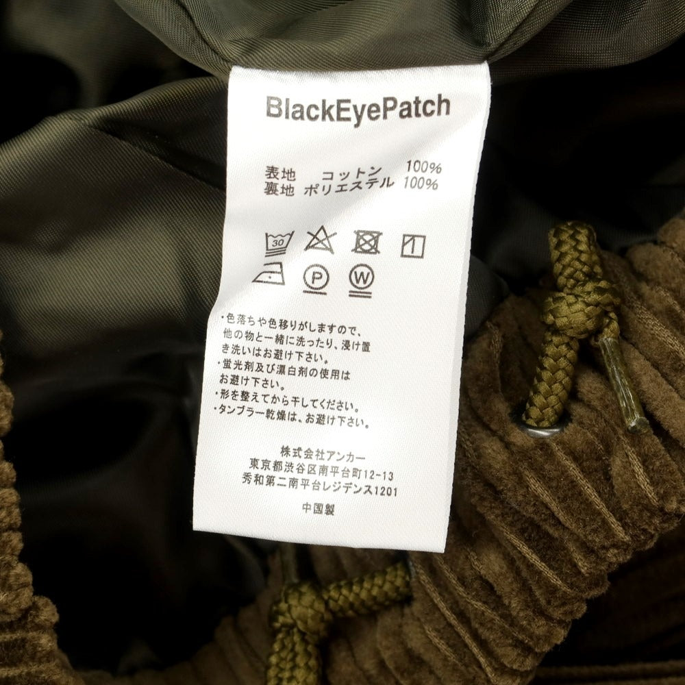 【中古】ブラックアイパッチ BlackEyePatch × APHRODITE GANG HOLDINGS コットン コーデュロイパンツ オリーブカーキ系【サイズS】【KAK】【A/W】【状態ランクA】【メンズ】【759084】