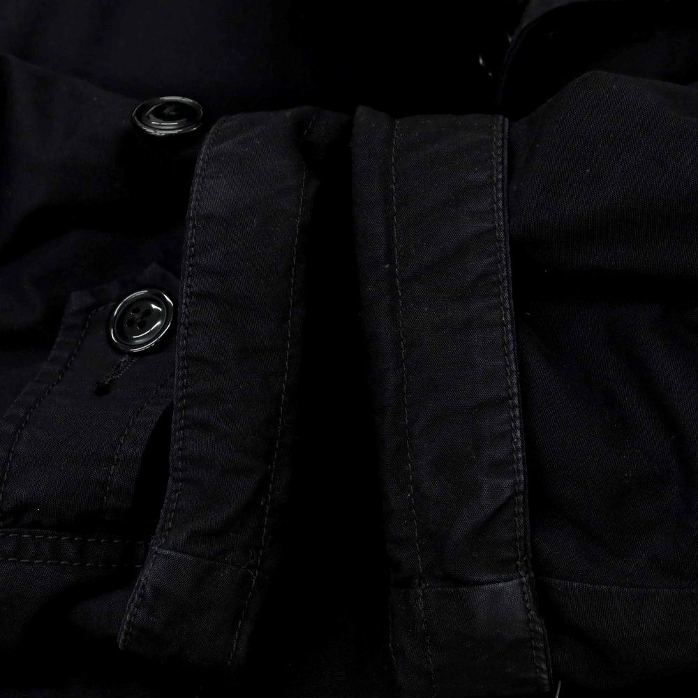 【中古】アルファ ALPHA コットン 中綿 ボア モッズコート ブラック【 M 】【 状態ランクC 】【 メンズ 】