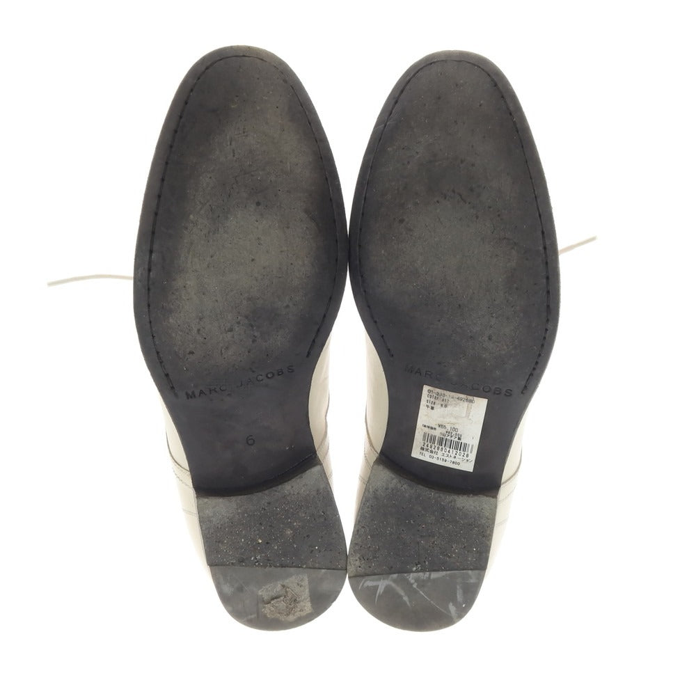 【中古】マークジェイコブス MARC JACOBS レザー ドレスシューズ ホワイト【 6 】【 状態ランクB 】【 メンズ 】