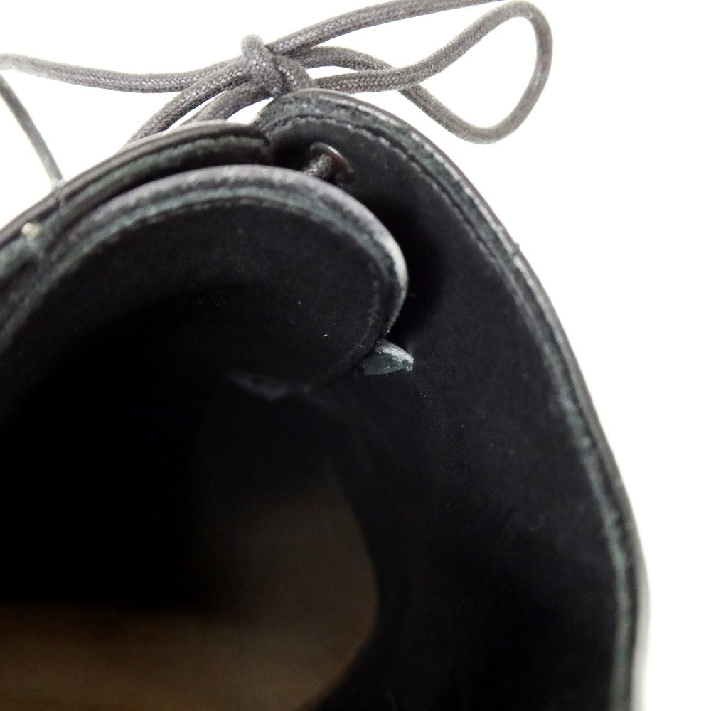 【中古】バーウィック BERWICK レザー ストレートチップ ドレスシューズ ブラック【 5 】【 状態ランクC 】【 メンズ 】