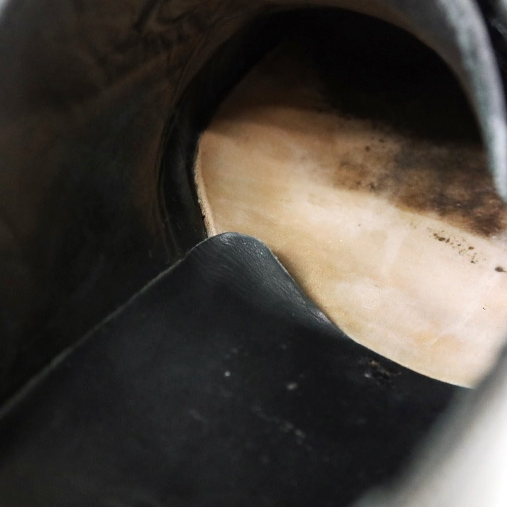 【中古】バーウィック BERWICK レザー ストレートチップ ドレスシューズ ブラック【 5 】【 状態ランクC 】【 メンズ 】