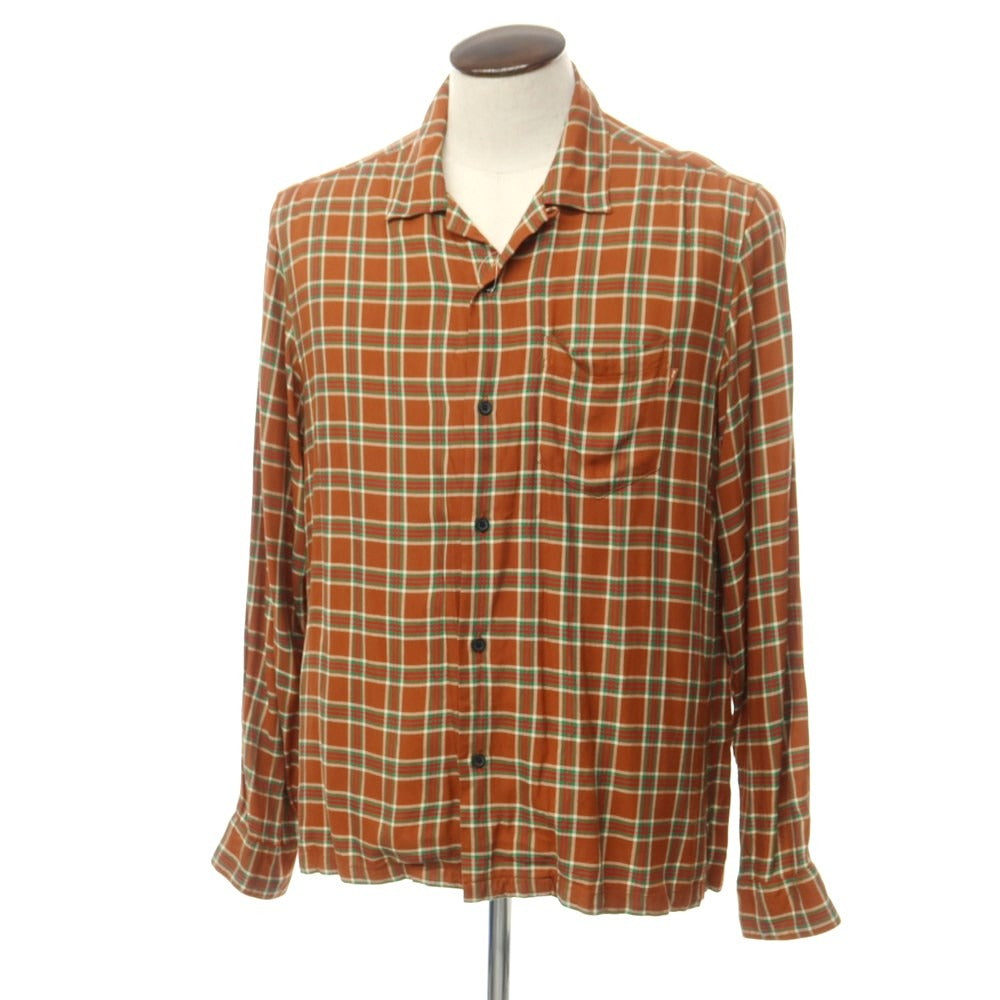 中古】シュプリーム Supreme 2019年春夏 Plaid Rayon Shirt レーヨン カジュアルシャツ ブラウンxグリーン【 –  リタリオリブロ