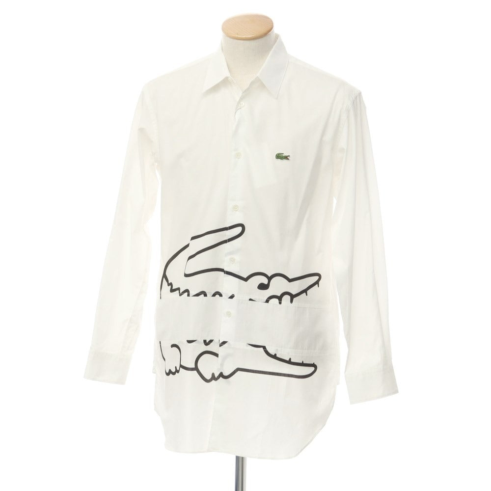 中古】コムデギャルソンシャツ COMME des GARCONS SHIRT × LACOSTE 2023年秋冬 カジュアルシャツ ホワイ –  リタリオリブロ