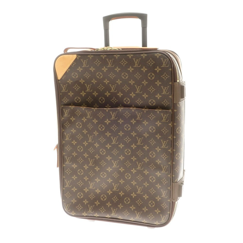 【中古】ルイ ヴィトン LOUIS VUITTON ペガス55 モノグラム キャリーバッグ ブラウン【 状態ランクC 】【 ユニセックス 】