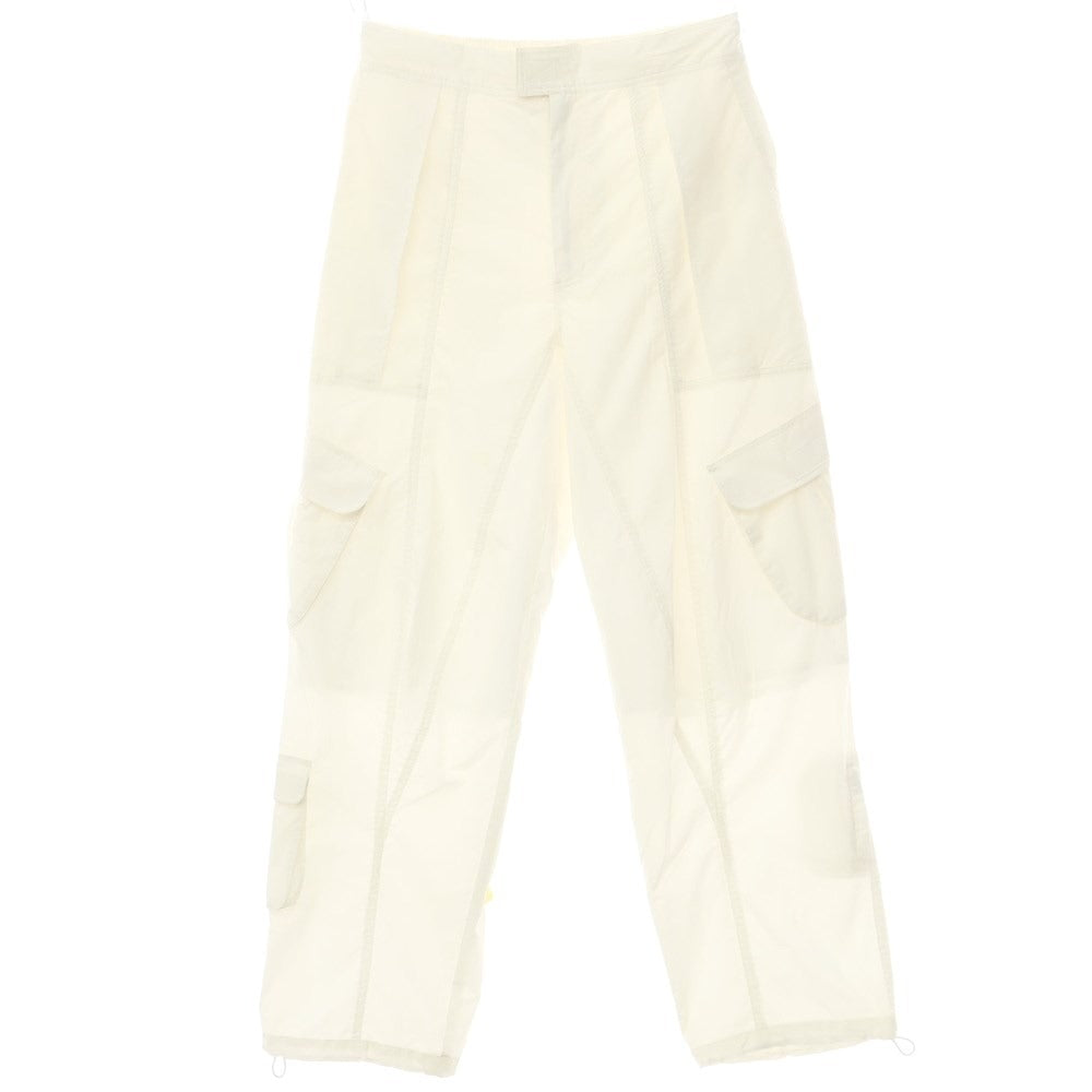 【中古】ワンフィフス one fifth ナイロンポリエステル ワイド カーゴパンツ オフホワイト【サイズ2】【WHT】【S/S】【状態ランクB】【メンズ】