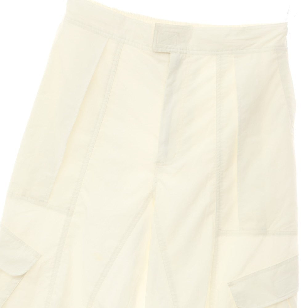 【中古】ワンフィフス one fifth ナイロンポリエステル ワイド カーゴパンツ オフホワイト【サイズ2】【WHT】【S/S】【状態ランクB】【メンズ】