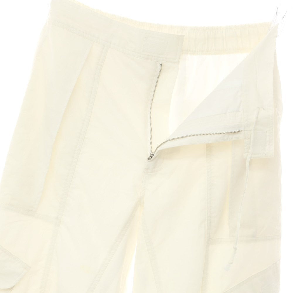 【中古】ワンフィフス one fifth ナイロンポリエステル ワイド カーゴパンツ オフホワイト【サイズ2】【WHT】【S/S】【状態ランクB】【メンズ】
