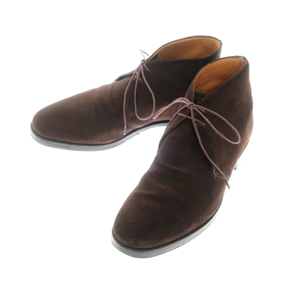 [Used] Crockett & Jones Chertsey Suede Chukka Boots Brown [9E] [Co