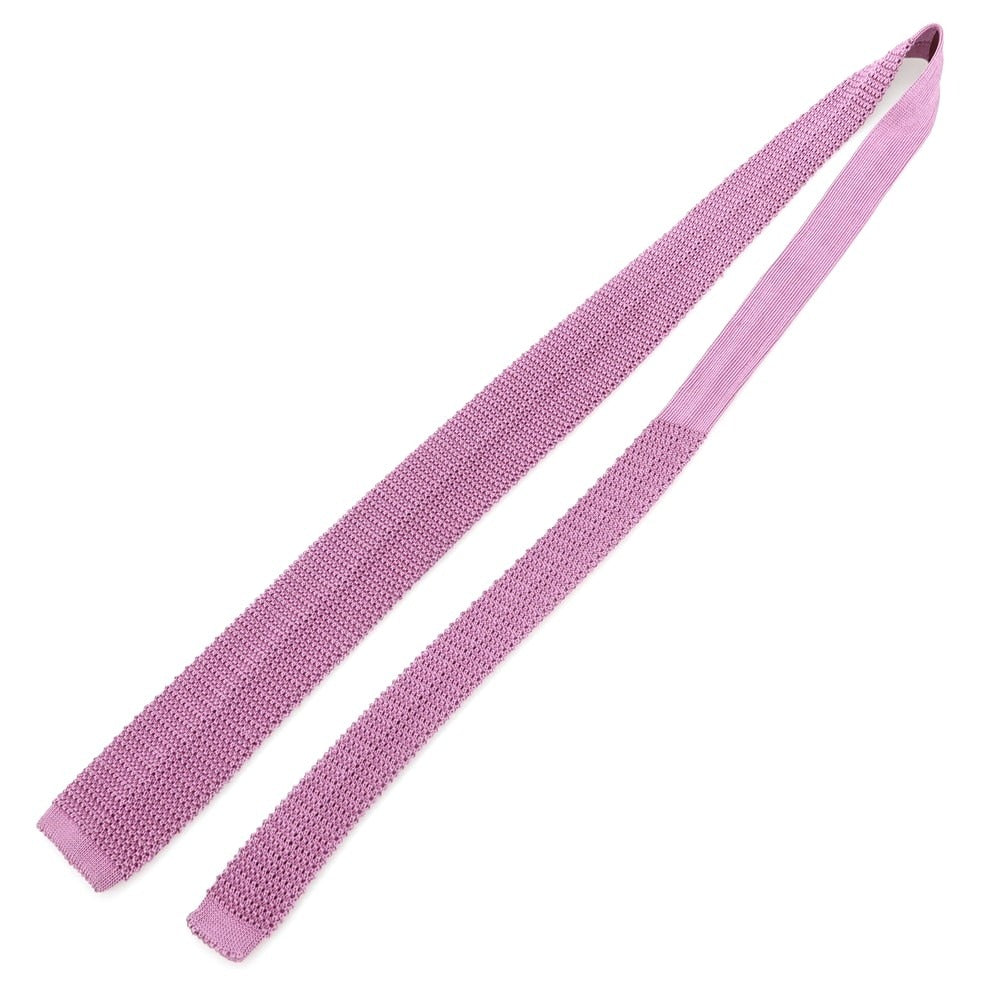 【中古】バタクハウスカット batak house cut シルク ニットタイ ピンクパープル【 状態ランクB 】【 メンズ 】