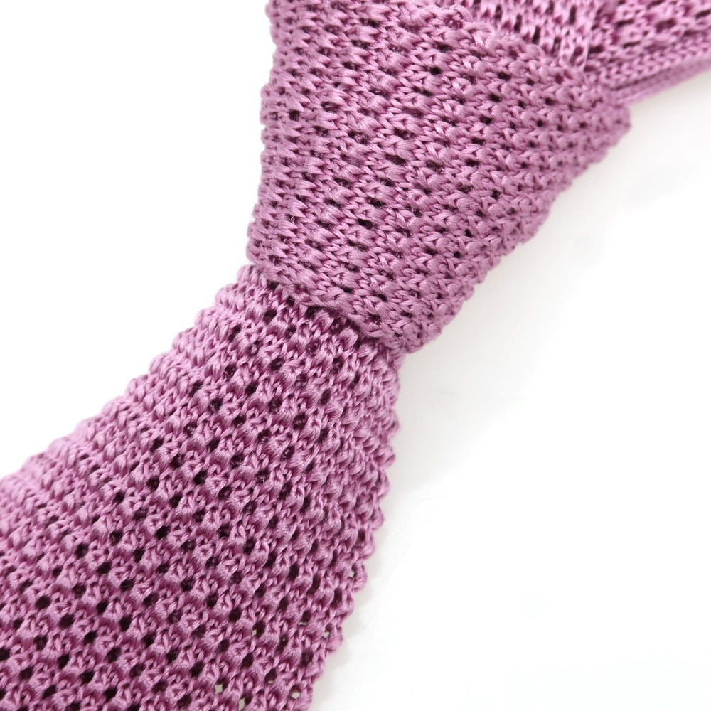 【中古】バタクハウスカット batak house cut シルク ニットタイ ピンクパープル【 状態ランクB 】【 メンズ 】