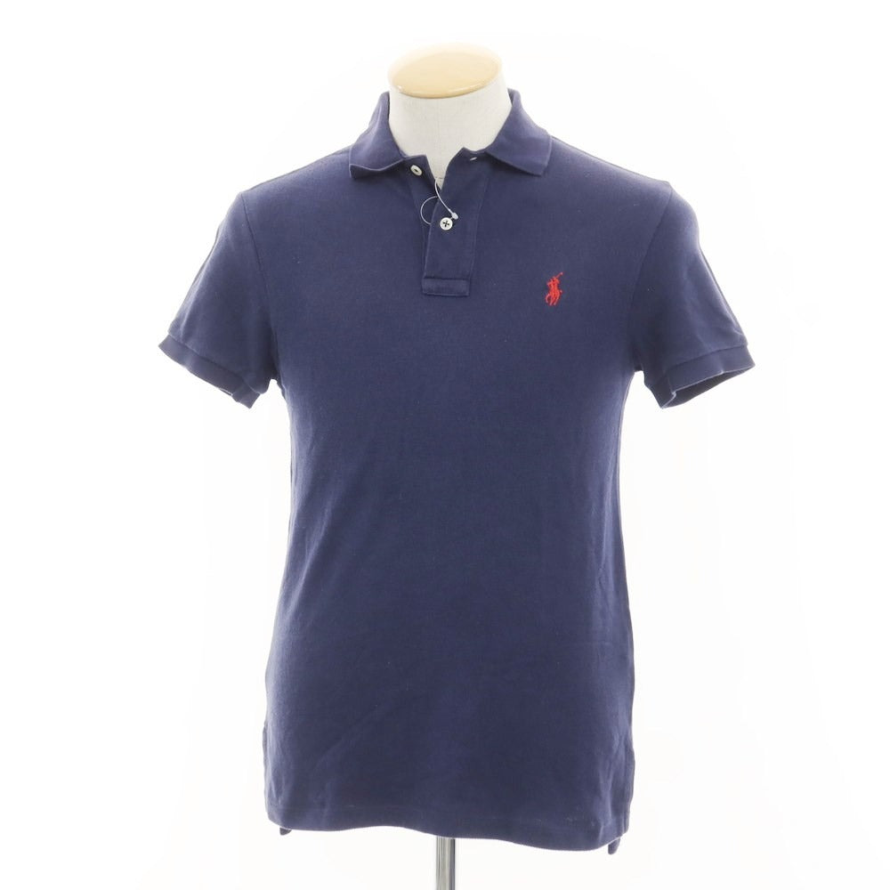 中古】ポロ ラルフローレン Polo Ralph Lauren 鹿の子コットン 半袖ポロシャツ ネイビー【 S 】【 状態ランクC 】【 –  リタリオリブロ