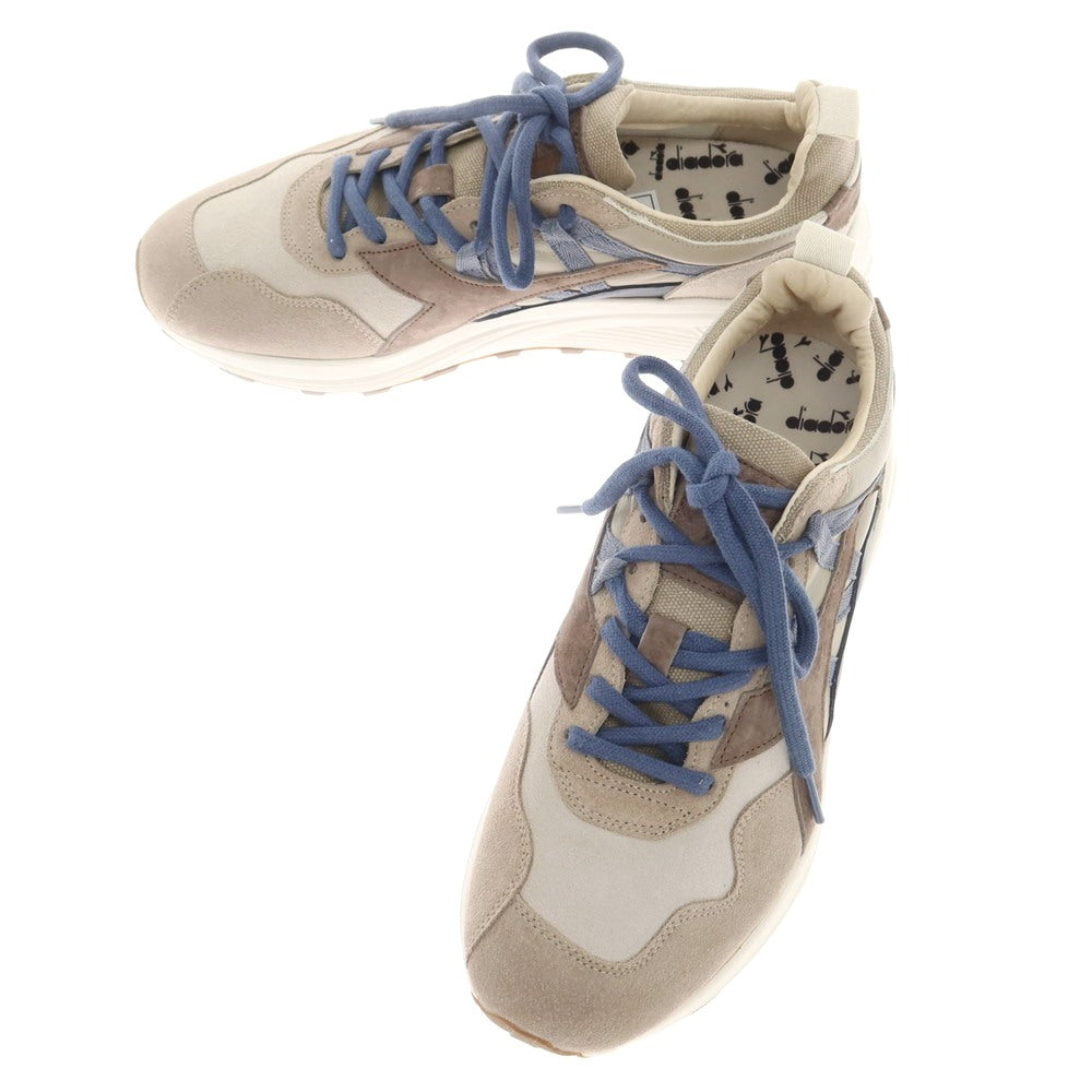 中古】【未使用】ディアドラ Diadora HERITAGE RAVE SUEDE LEATHER スニーカー グレーxアッシュブラウン× –  リタリオリブロ