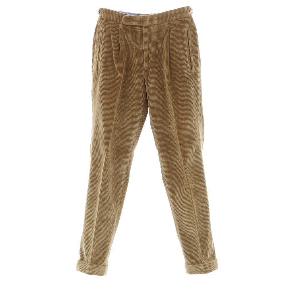 【中古】シーアンドシー パンタローニ C&C PANTALONI コットン コーデュロイパンツ ブラウンベージュ【 42 】【 状態ランクB 】【 メンズ 】