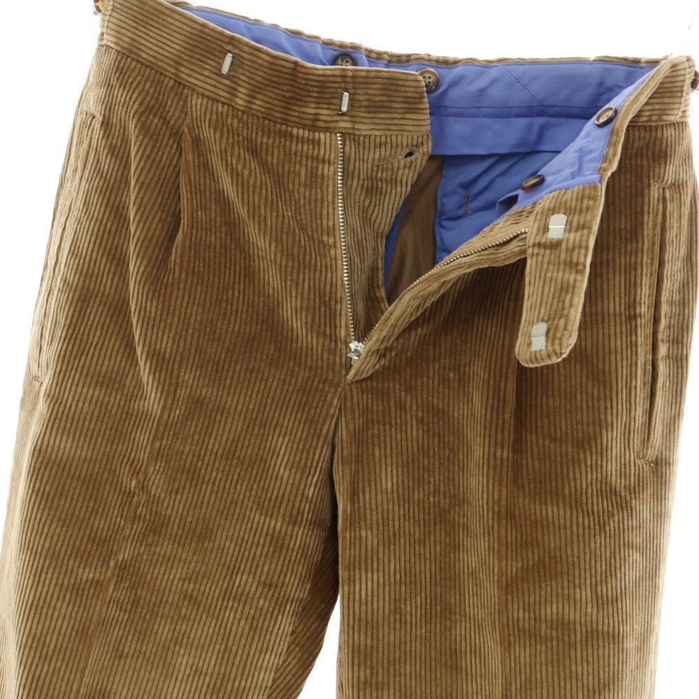 【中古】シーアンドシー パンタローニ C&C PANTALONI コットン コーデュロイパンツ ブラウンベージュ【 42 】【 状態ランクB 】【 メンズ 】