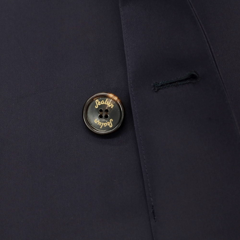 【中古】シーラップ Sealup ポリエステル ステンカラーコート ネイビー【サイズ50】【NVY】【S/S】【状態ランクC】【メンズ】【759371】