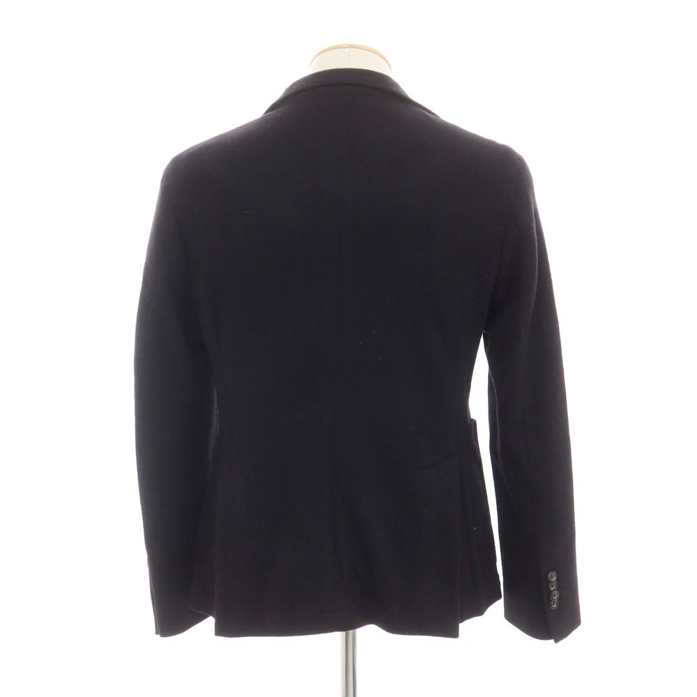 【中古】マニュエル リッツ MANUEL RITZ ウールナイロン 3B カジュアルジャケット ブラック【 表記なし(S位) 】【 状態ランクB 】【 メンズ 】