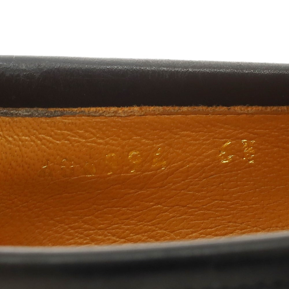 【中古】グッチ GUCCI カーフレザー ホースビット ローファー ブラック【 6.5 】【 状態ランクB 】【 メンズ 】