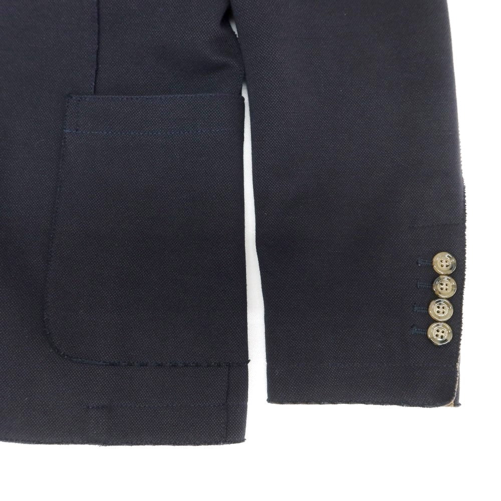 【中古】イレブンティ eleventy コットンナイロンジャージー カジュアルジャケット ダークネイビー【 48 】【 状態ランクB 】【 メンズ 】