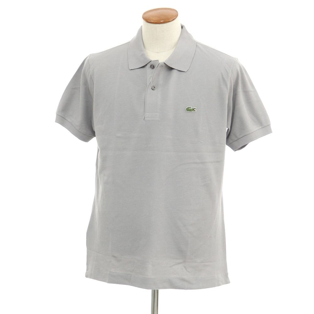 中古】【未使用】ラコステ LACOSTE 鹿の子コットン 半袖ポロシャツ ライトグレー【 】【 状態ランクS 】【 メンズ 】 – リタリオリブロ