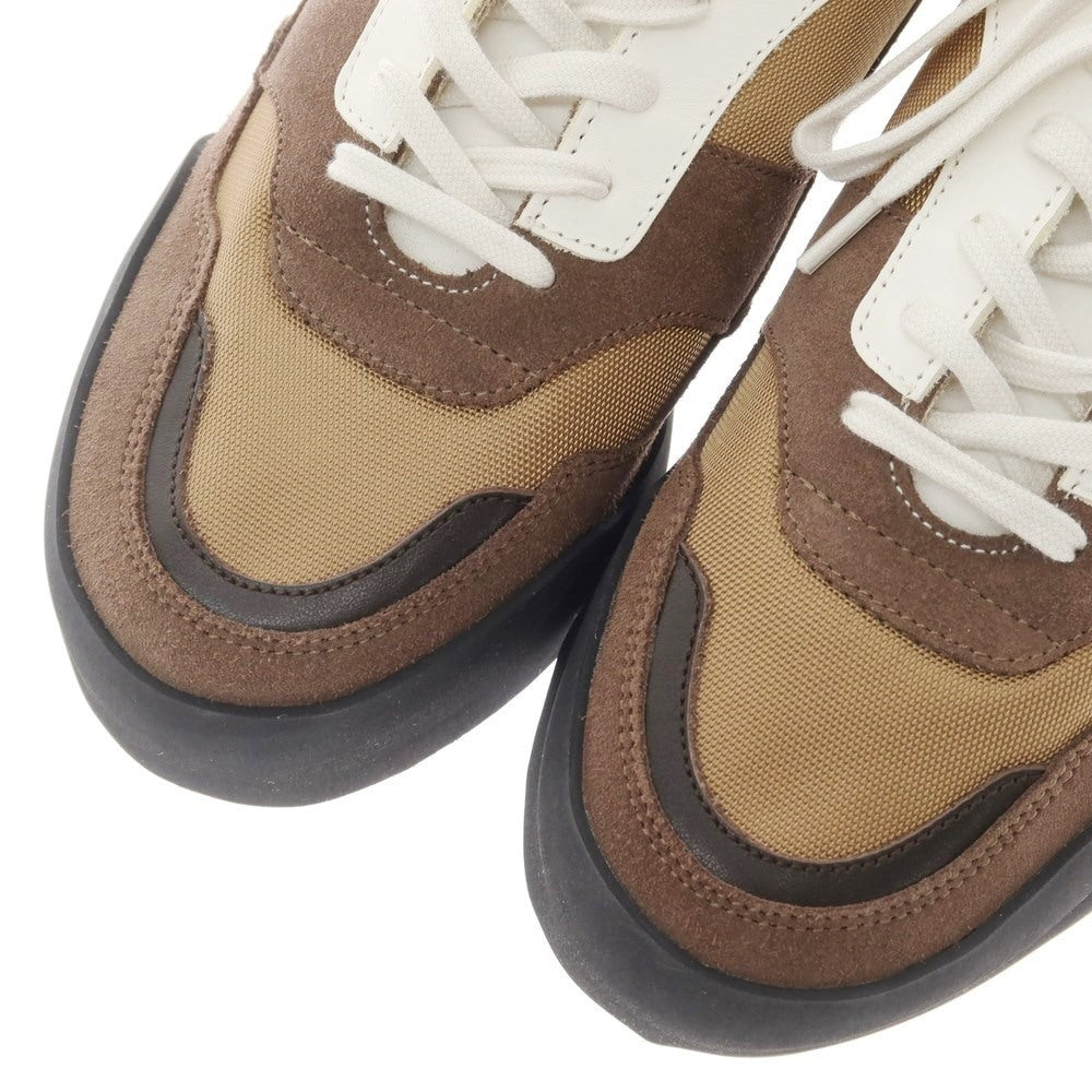 【中古】【未使用】コムデギャルソン オムドゥ COMME des GARCONS HOMME DEUX × SPALWART 2022年秋冬 スニーカー ブラウンxベージュ【 40 】【 状態ランクS 】【 メンズ 】