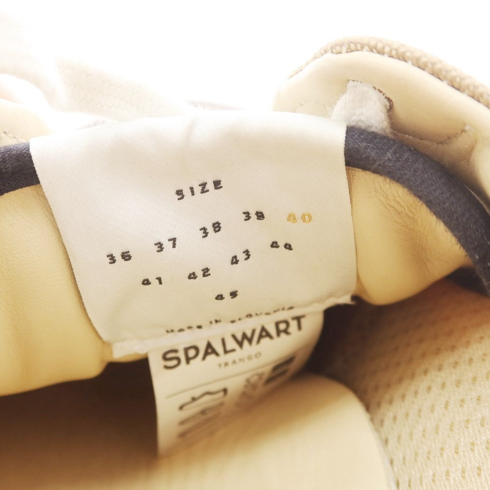【中古】【未使用】コムデギャルソン オムドゥ COMME des GARCONS HOMME DEUX × SPALWART 2022年秋冬 スニーカー ブラウンxベージュ【 40 】【 状態ランクS 】【 メンズ 】