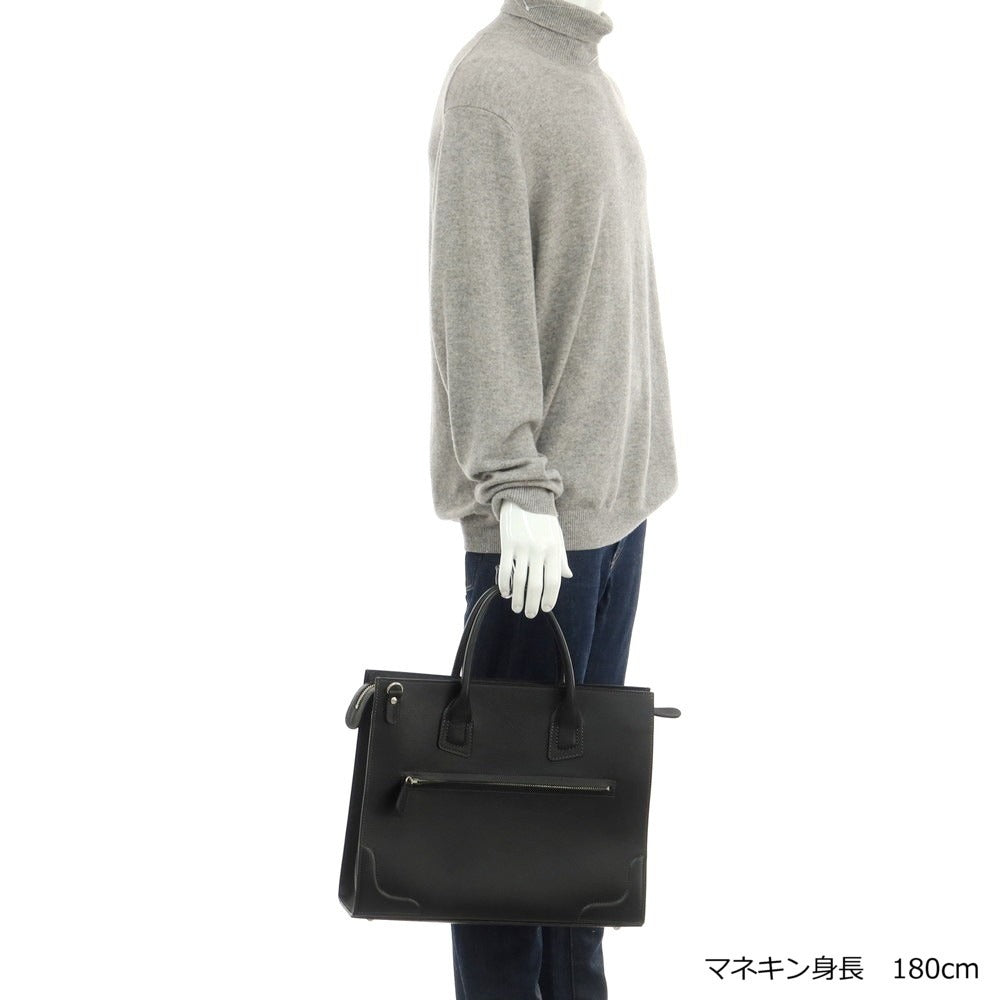 【中古】ソメスサドル SOMES レザー ブリーフケース ブラック【 状態ランクA 】【 メンズ 】