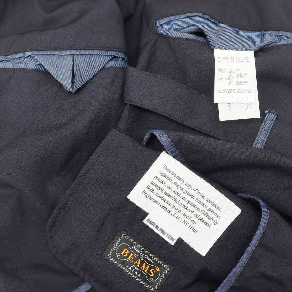 【中古】エンジニアードガーメンツ Engineered Garments BEAMS PLUS別注 ウール カジュアルジャケット ダークネイビー【 M 】【 状態ランクB 】【 メンズ 】