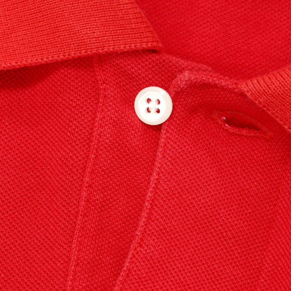 【中古】マウンテンリサーチ MOUNTAIN RESEARCH コットン 鹿の子 半袖ポロシャツ レッド【サイズL】【RED】【S/S】【状態ランクC】【メンズ】【759285】