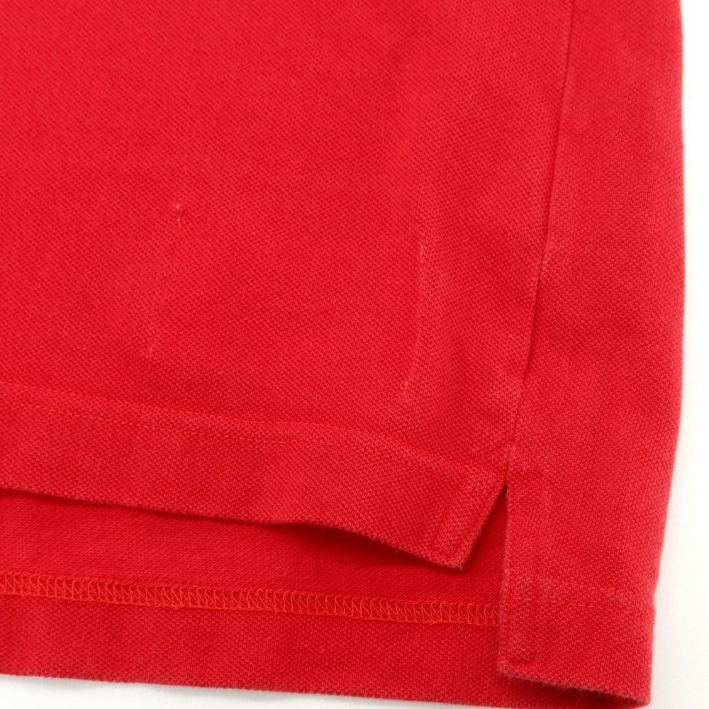 【中古】マウンテンリサーチ MOUNTAIN RESEARCH コットン 鹿の子 半袖ポロシャツ レッド【サイズL】【RED】【S/S】【状態ランクC】【メンズ】【759285】