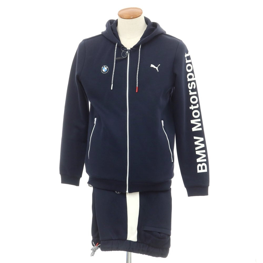 中古】プーマ PUMA ×BMW ジップパーカー セットアップ ネイビー【サイズS/M】【NVY】【S/S/A/W】【状態ランクB】【メン –  リタリオリブロ