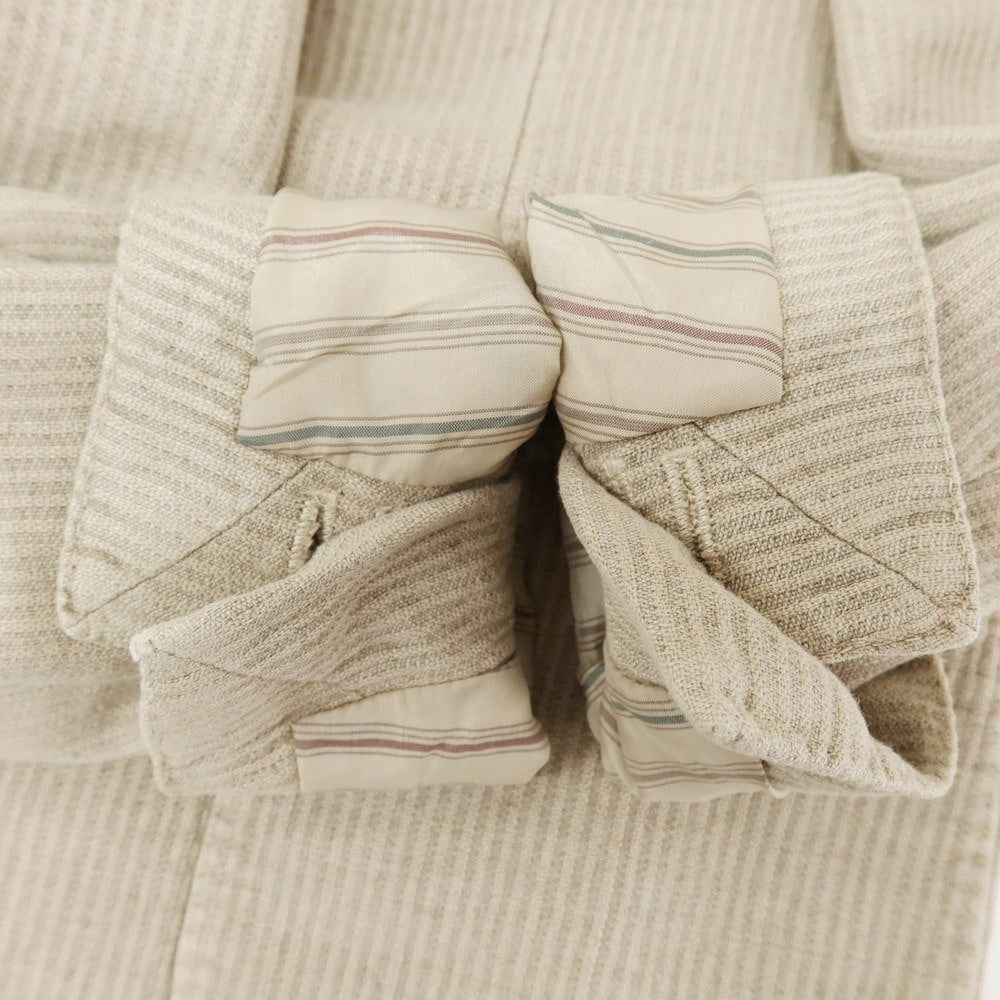 【中古】ラルディーニ LARDINI リネンコットン 3B カジュアルジャケット ベージュ【 44 】【 状態ランクC 】【 メンズ 】