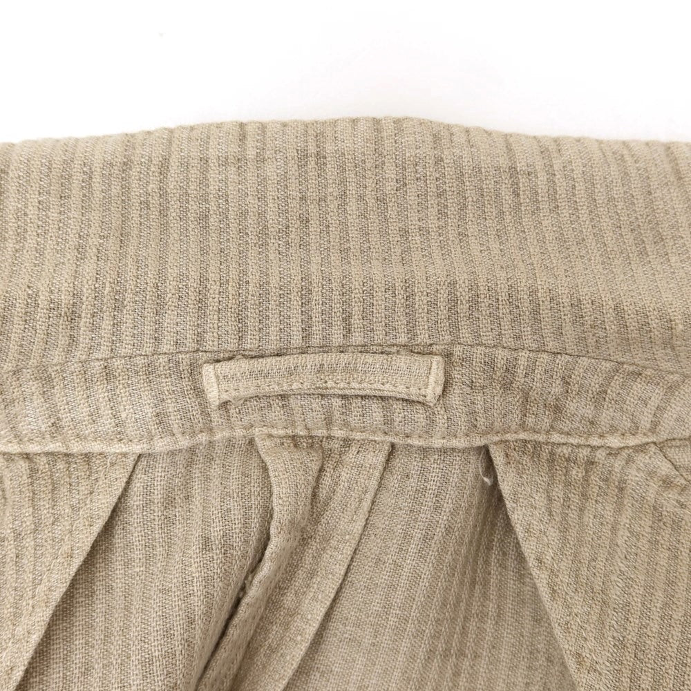 【中古】ラルディーニ LARDINI リネンコットン 3B カジュアルジャケット ベージュ【 44 】【 状態ランクC 】【 メンズ 】