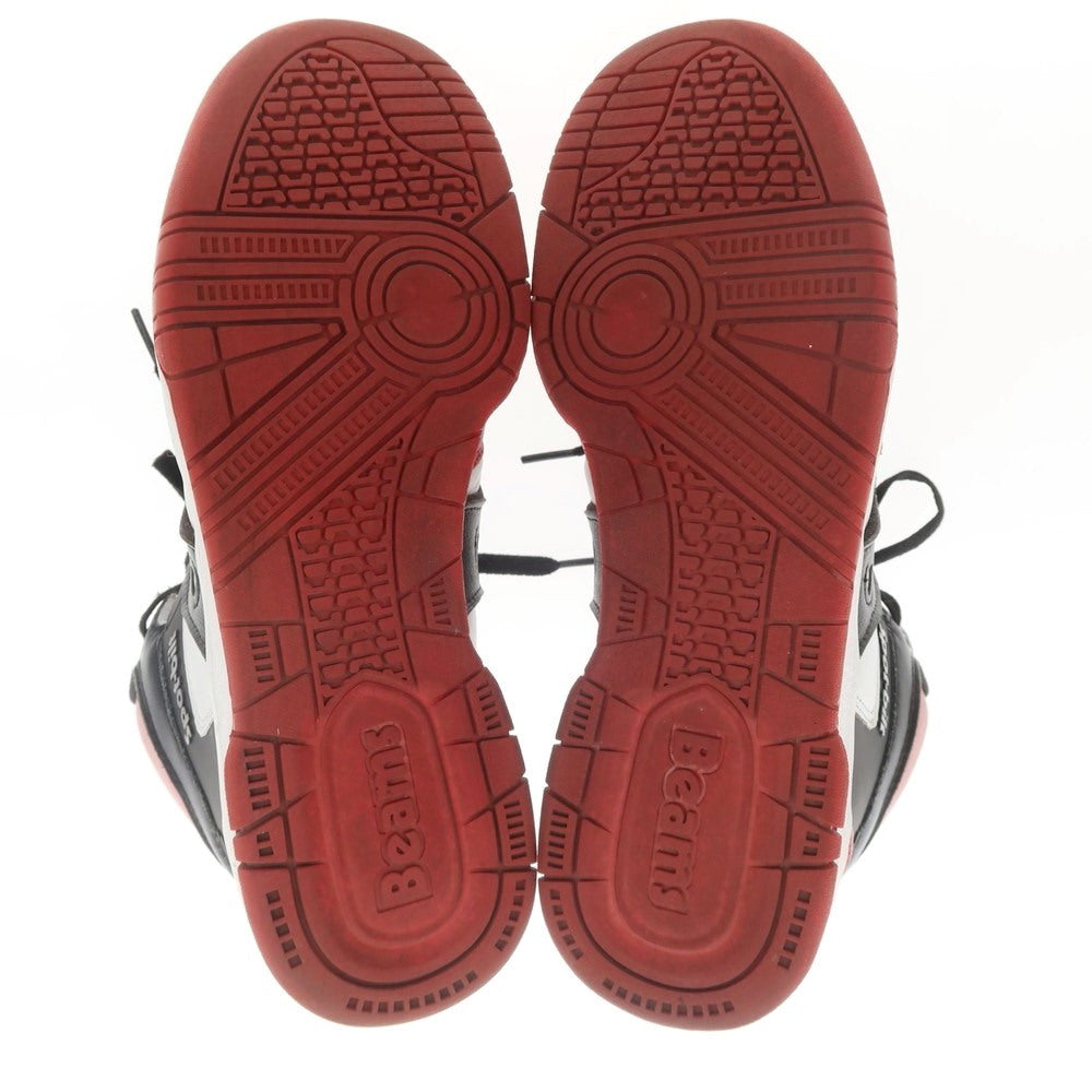 【中古】サッカニー SAUCONY × BEAMS Spot-bilt レザー スニーカー ホワイトxレッド【 26.5cm 】【 状態ランクB 】【 メンズ 】