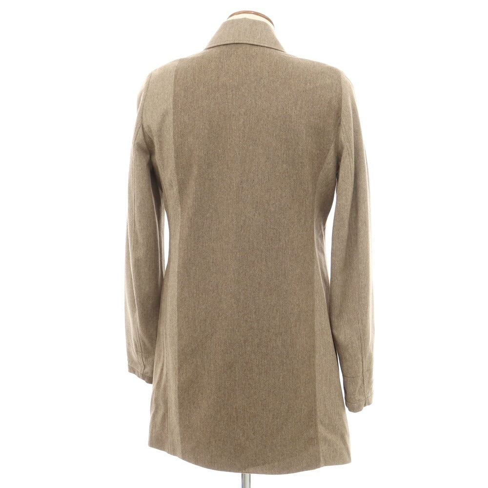 【中古】ステファンシュナイダー STEPHAN SCHNEIDER ウール ダブルブレストコート ダークベージュ【 4 】【 状態ランクC 】【 メンズ 】
